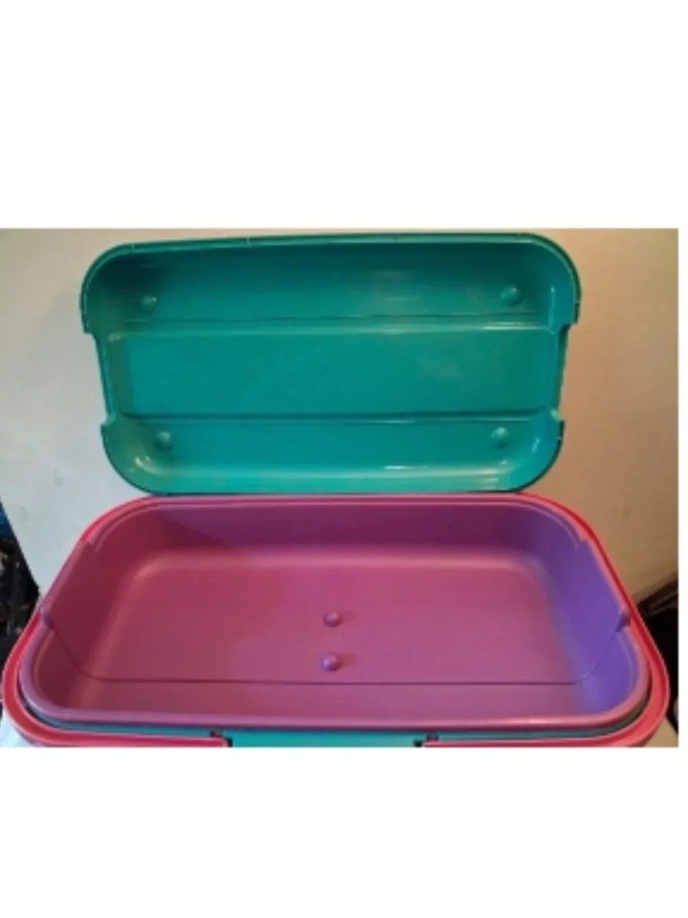 Vintage 1990s Eagle Craftstor Sewing & Craft Storage Organizer Tote.